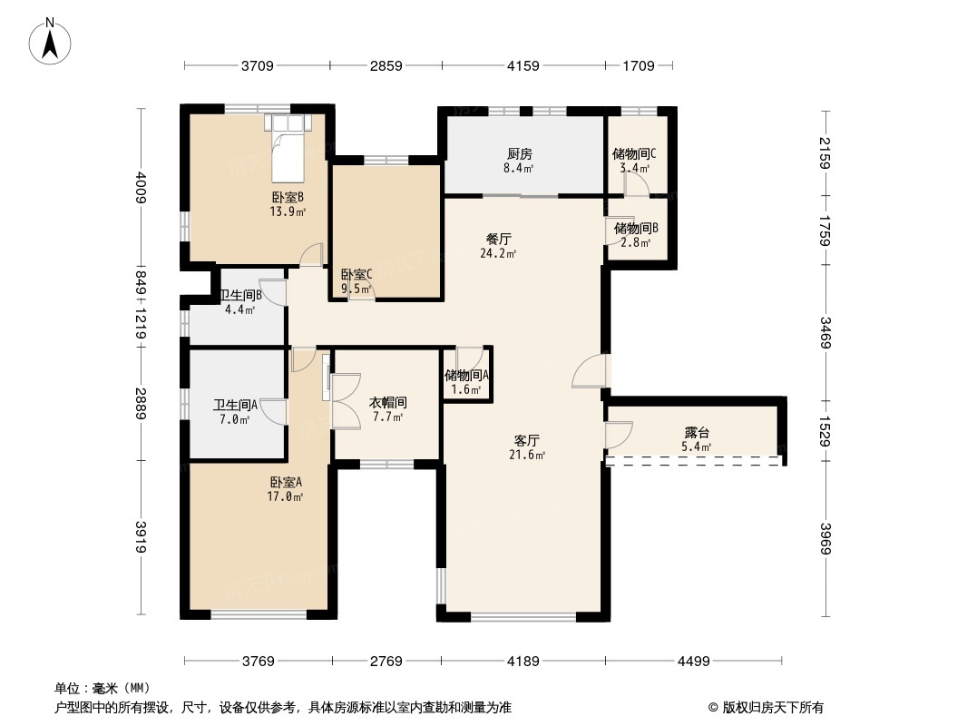 户型图1/2