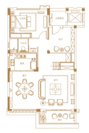 碧桂园·天麓4室2厅1厨3卫建面184.42㎡