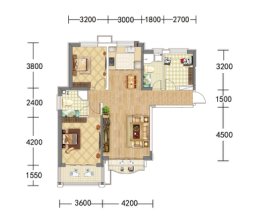 长城嘉峪苑3室2厅1厨2卫建面122.78㎡