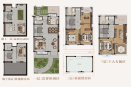 奥园依山府5室4厅1厨3卫建面138.00㎡