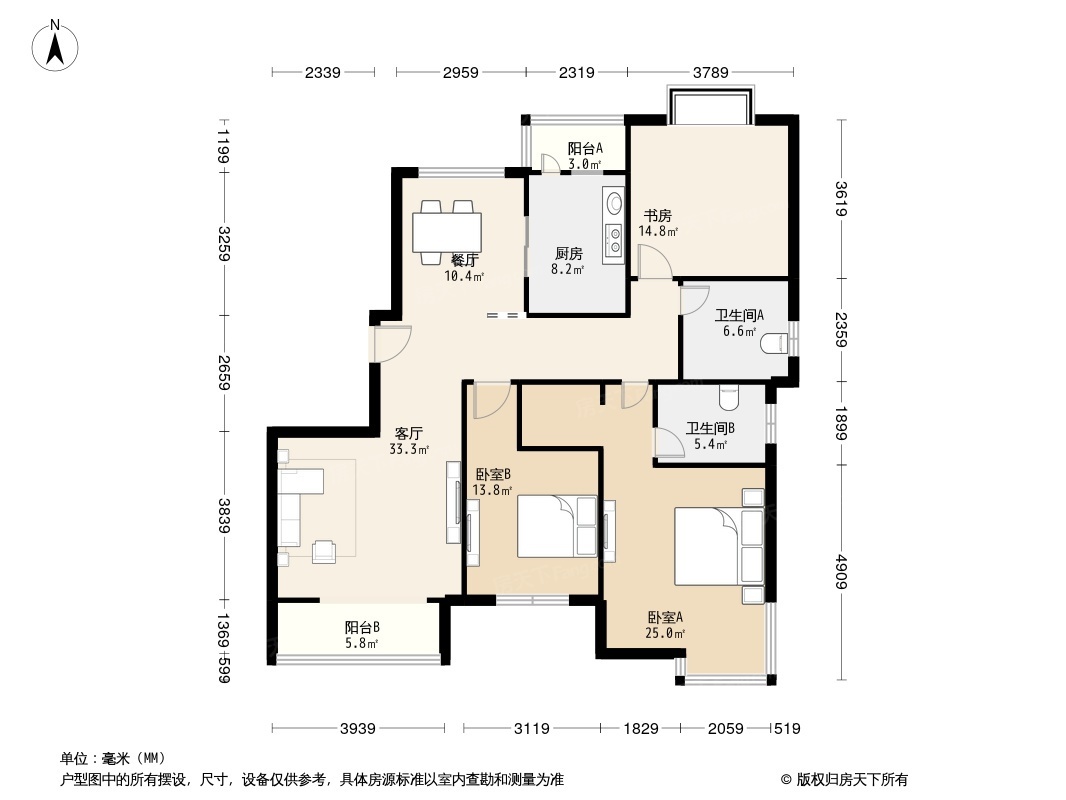 户型图1/2