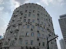 人民广场板块,凯迪拉克上海音乐厅旁的新式里弄建筑