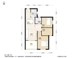 巢上城御墅3居室户型图