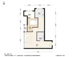联投广场1居室户型图