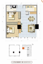 京蓉时代建面98.93㎡