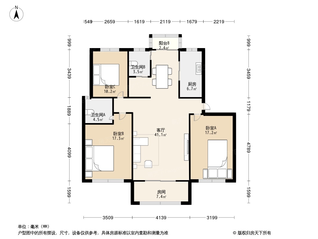 绿波城户型图