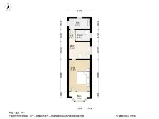 电梯,精装1房1厅,厨卫都全明,7号楼,可看中国馆,地铁口