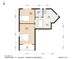 淞滨路160弄小区2居室户型图