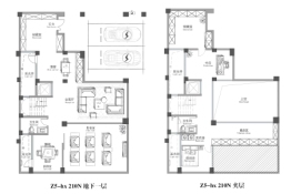 蓝城·运河江南里4室2厅1厨4卫建面210.00㎡