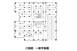 嘉宝广场1室建面29.00㎡