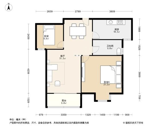 金色湖滨户型图