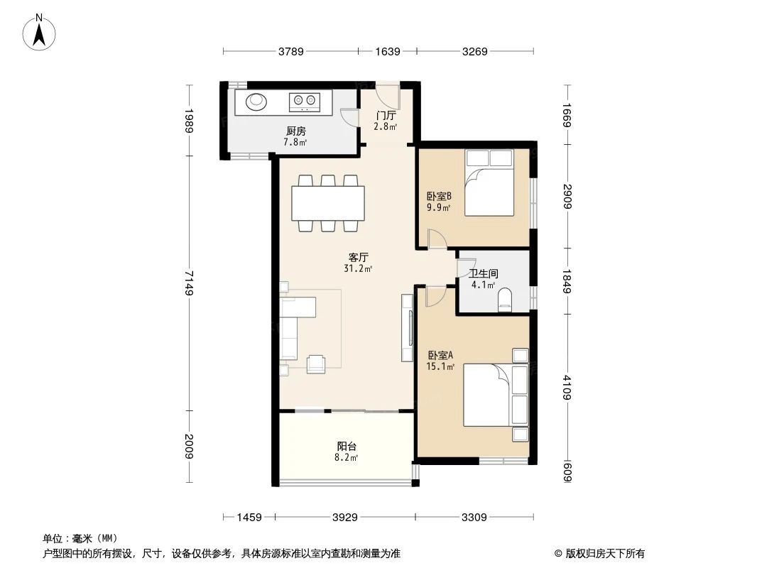 户型图3/3