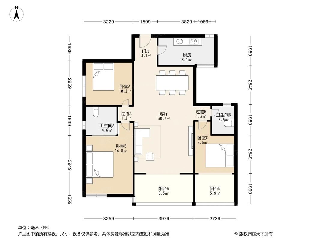 户型图3/3