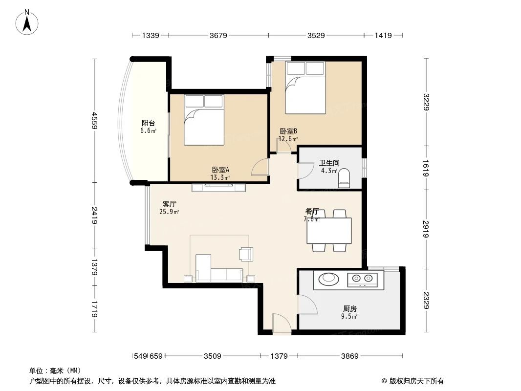 户型图3/3