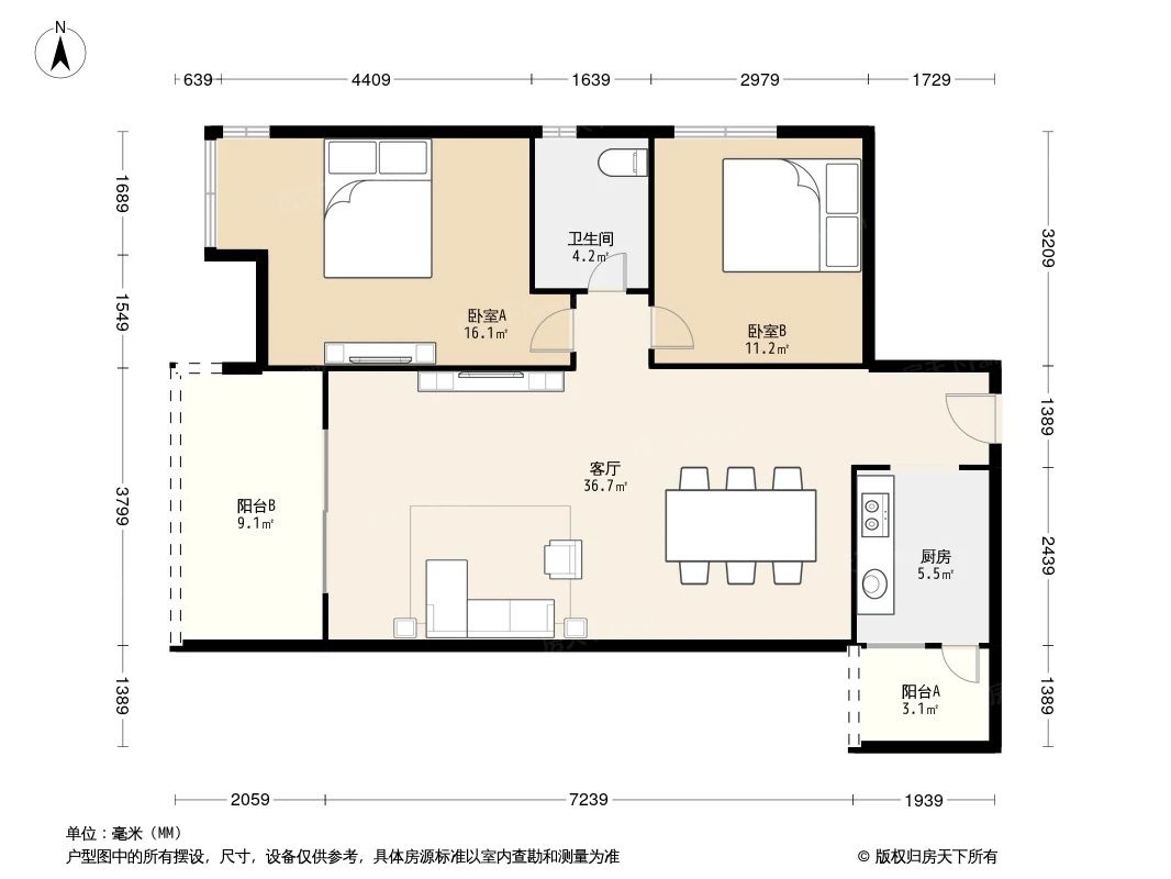 户型图3/3