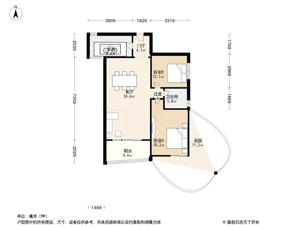户型图3/3