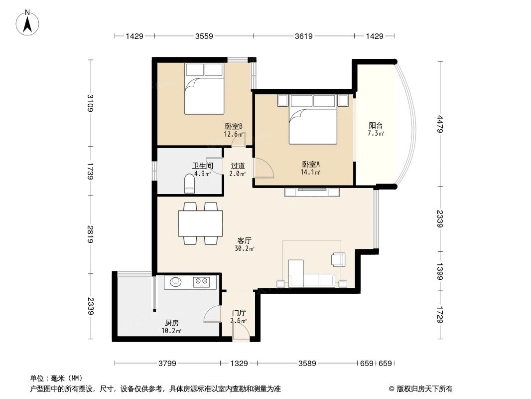 户型图3/3