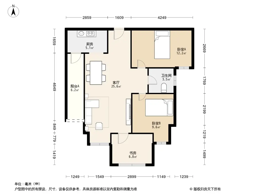 四季康城户型-成都房天下