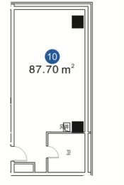 开利星空城市公馆1室1厅1厨1卫建面87.70㎡