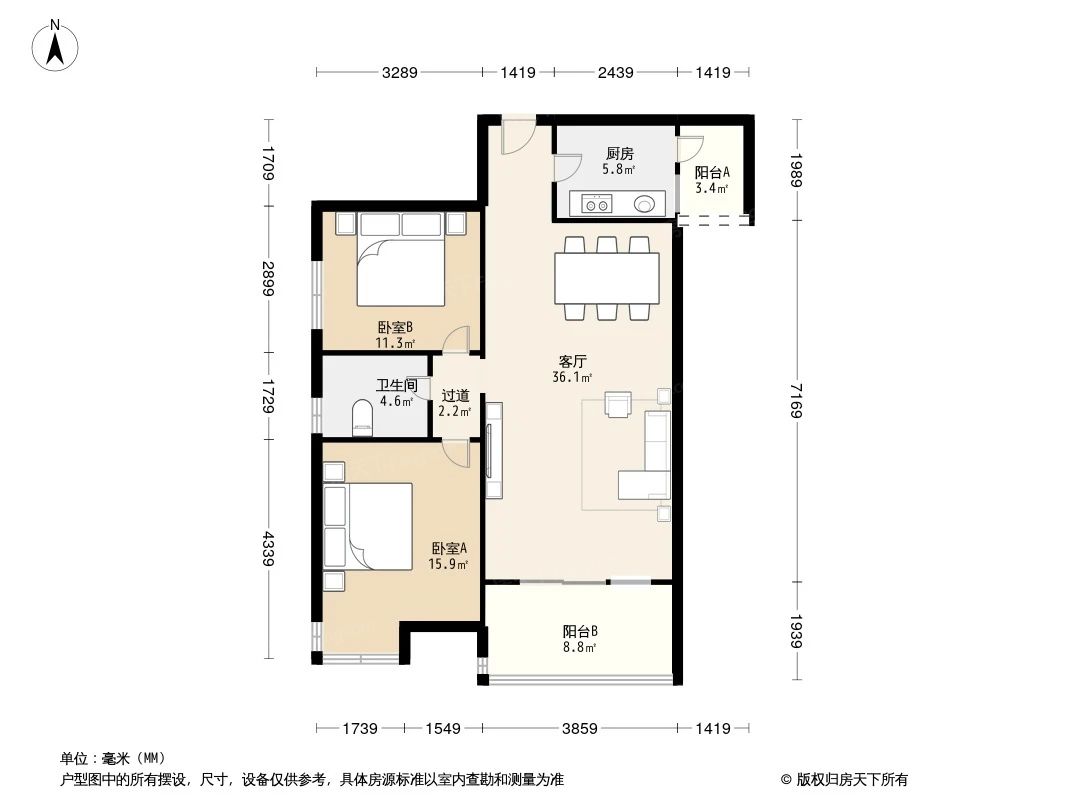 户型图3/3