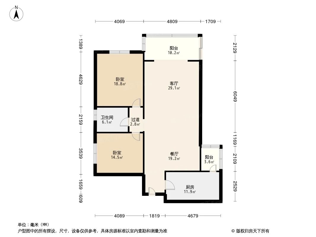 户型图3/3