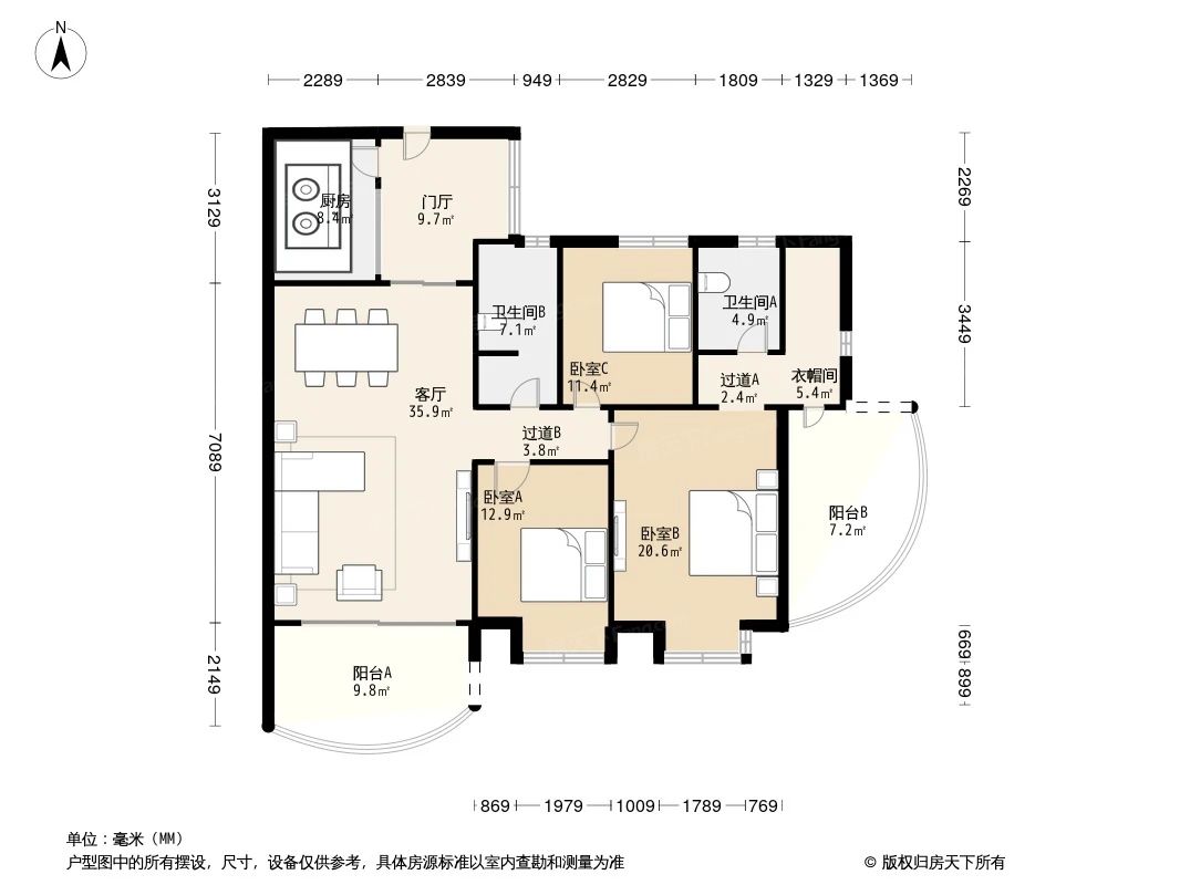 户型图3/3