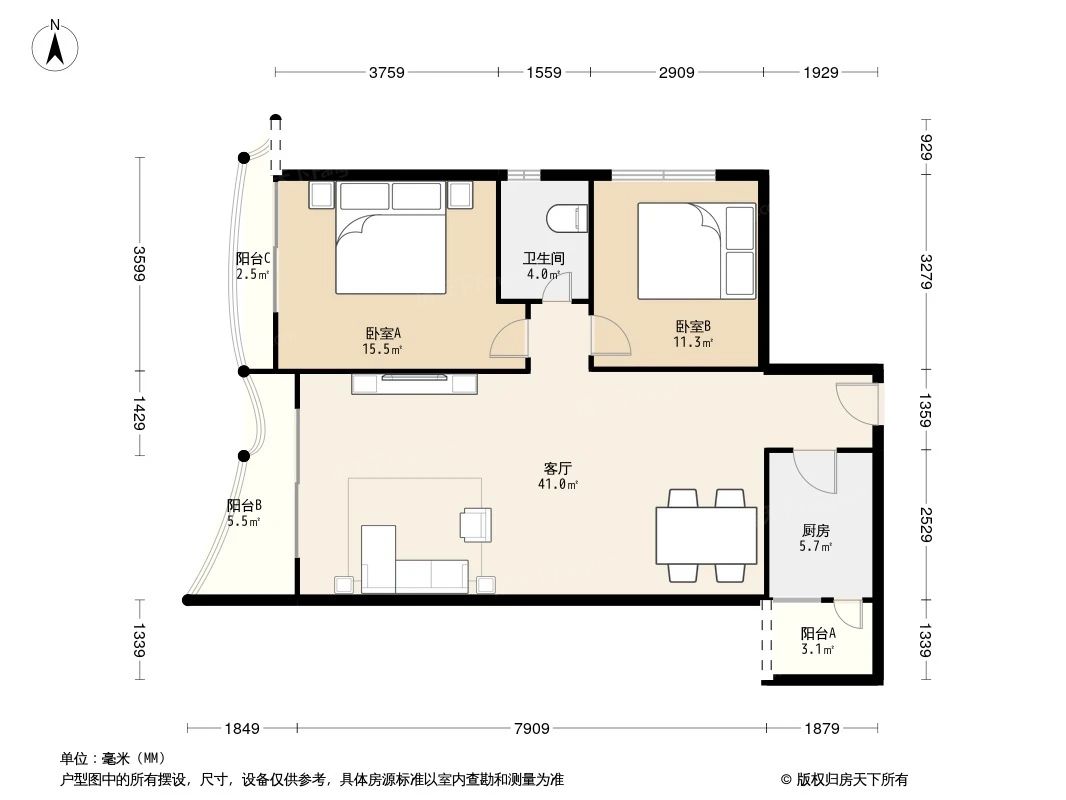 户型图3/3