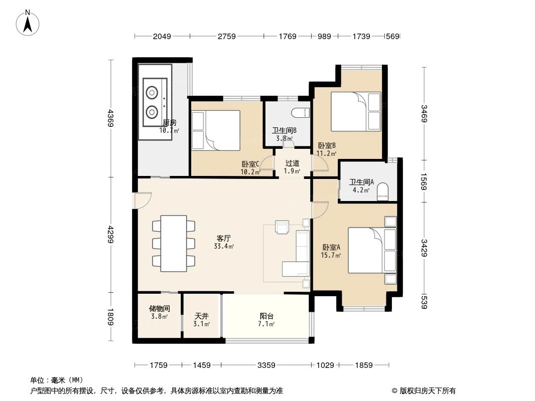 户型图3/3