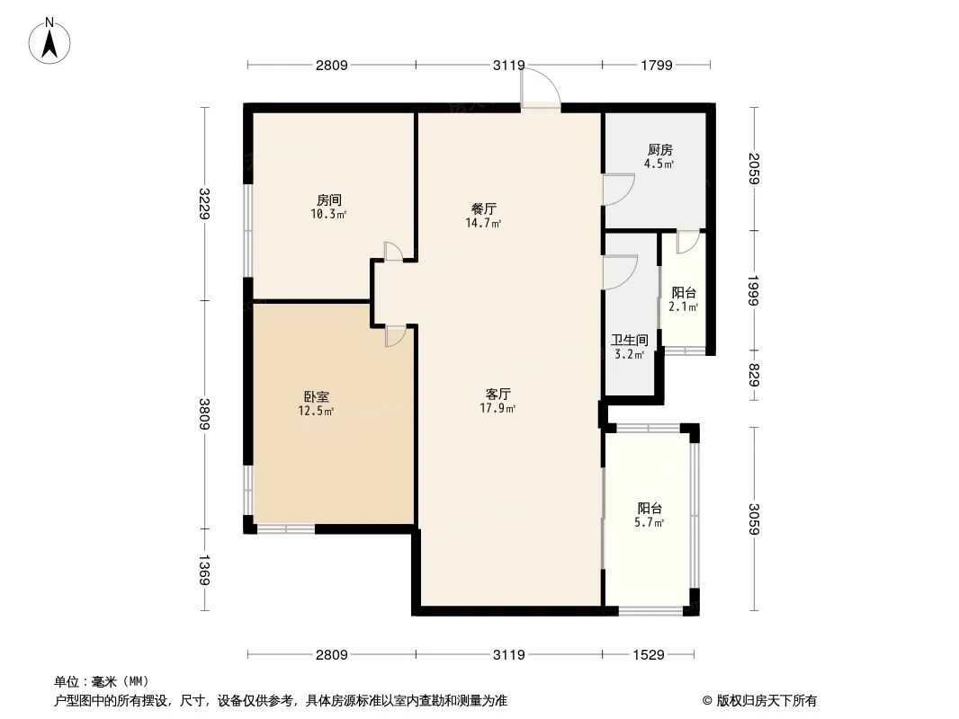 户型图3/3