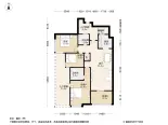 华润凤凰城3居室户型图