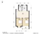 富强新苑2居室户型图