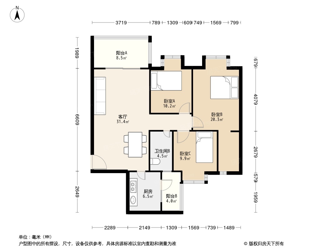 金都苑户型图