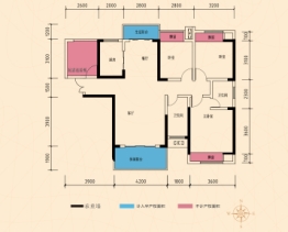 加洲美域3室2厅2厨建面129.73㎡