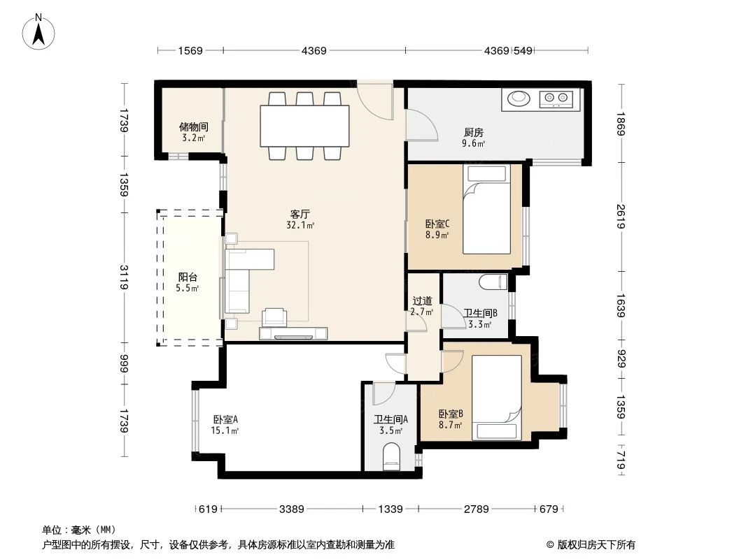 户型图3/3