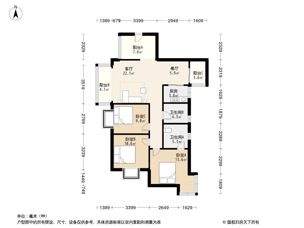 户型图3/3