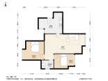 东洪广厦2居室户型图