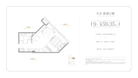 建面59.35平户型