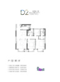 建业尚悦广场WOW3室2厅1厨2卫建面121.70㎡