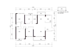 实地常春藤4室2厅1厨2卫建面144.00㎡