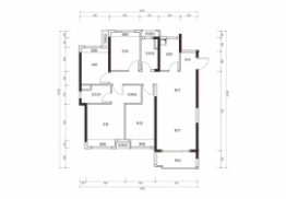 实地常春藤4室2厅1厨2卫建面126.00㎡