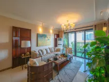 恒大翡翠华庭精装公寓有燃气复式两层