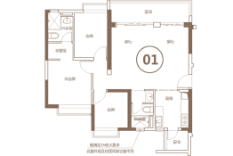 恒大悦龙台3室2厅1厨2卫建面115.00㎡