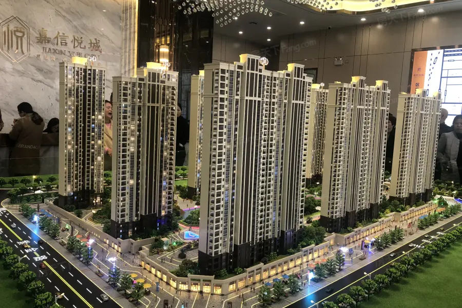 沙盘拖动图片可以查看其它楼栋信息