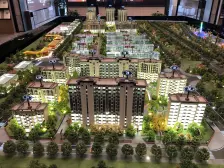 双面采光,板式洋房,四房户型方正。