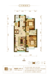 嘉禾一方三期2室2厅1厨1卫建面95.76㎡