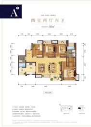 首创天禧68#4室2厅1厨2卫建面127.00㎡