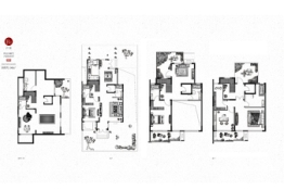 景天花园·观复4室2厅1厨5卫建面248.00㎡