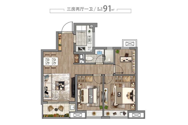 书香一品户型图