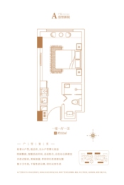 鲁坤天鸿·创谷1室1厅1厨1卫建面32.00㎡