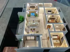 滨江星城洋房一楼带50㎡花园,品质小区,横厅户型